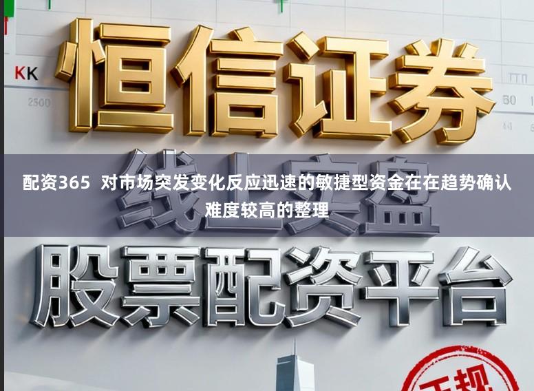 配资365  对市场突发变化反应迅速的敏捷型资金在在趋势确认难度较高的整理