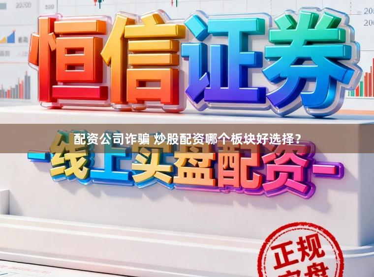 配资公司诈骗 炒股配资哪个板块好选择？